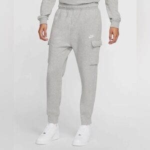 NikeSportswear Club Fleece Cargo Pants Mens Joggers grey size:3XL